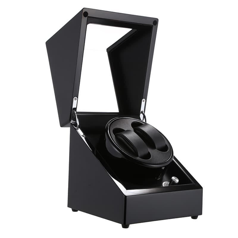 (Wholesale), electric watch shaker, high-end piano, wooden mechanical engine, automatic rotating watch box, (Physicals) 2
