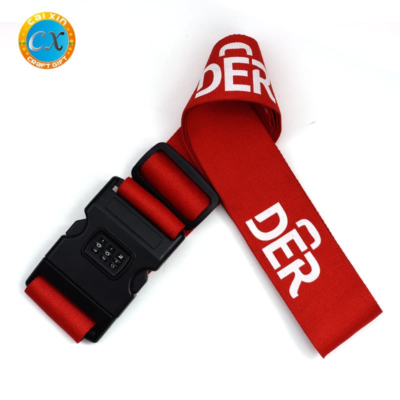 Luggage suitcase with clasp, elastic luggage band, pack 4