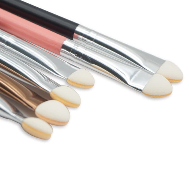 Plastic sponge eye shadow, handheld cosmetic brush 2