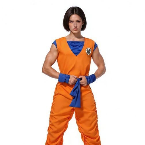 Dragon Ball, Japanese suit, halloween, cosplay 5