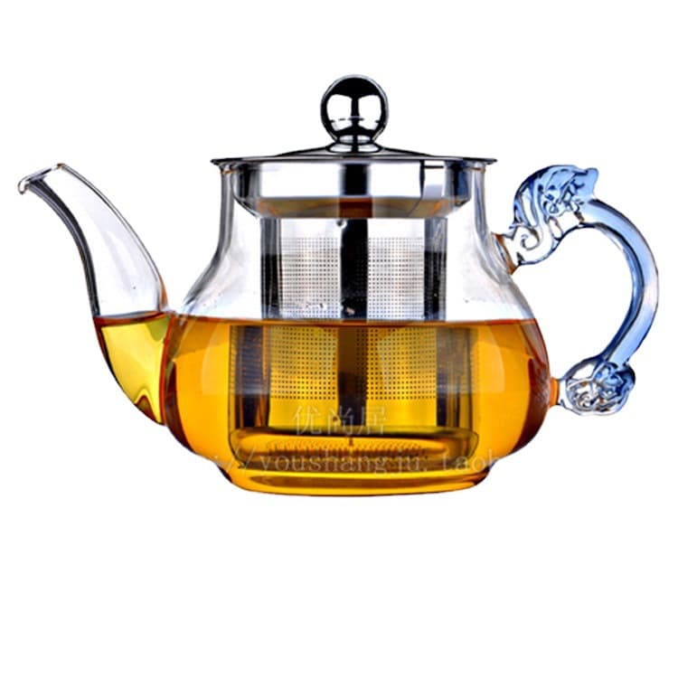 Glass teapot, tea for home use, filter stainless steel 5