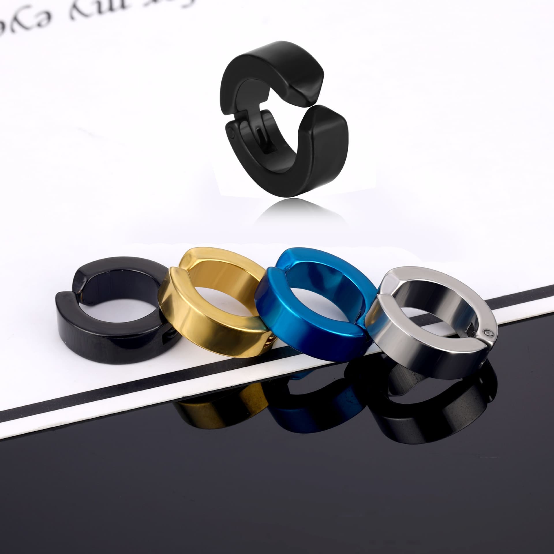 Ear clips, earrings for men and women, accessory, accessories, high-quality style, no pierced ears 1