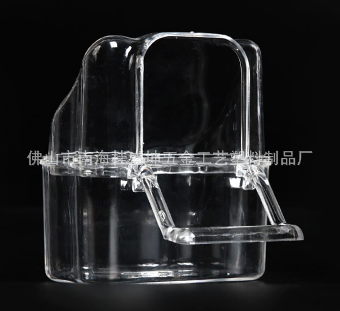 S13 outer food cup bird food box splash anti -leakage hard cup automatic feed feed bird cage accessories thrush parrot 3