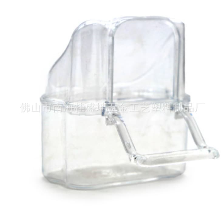 S13 outer food cup bird food box splash anti -leakage hard cup automatic feed feed bird cage accessories thrush parrot 5