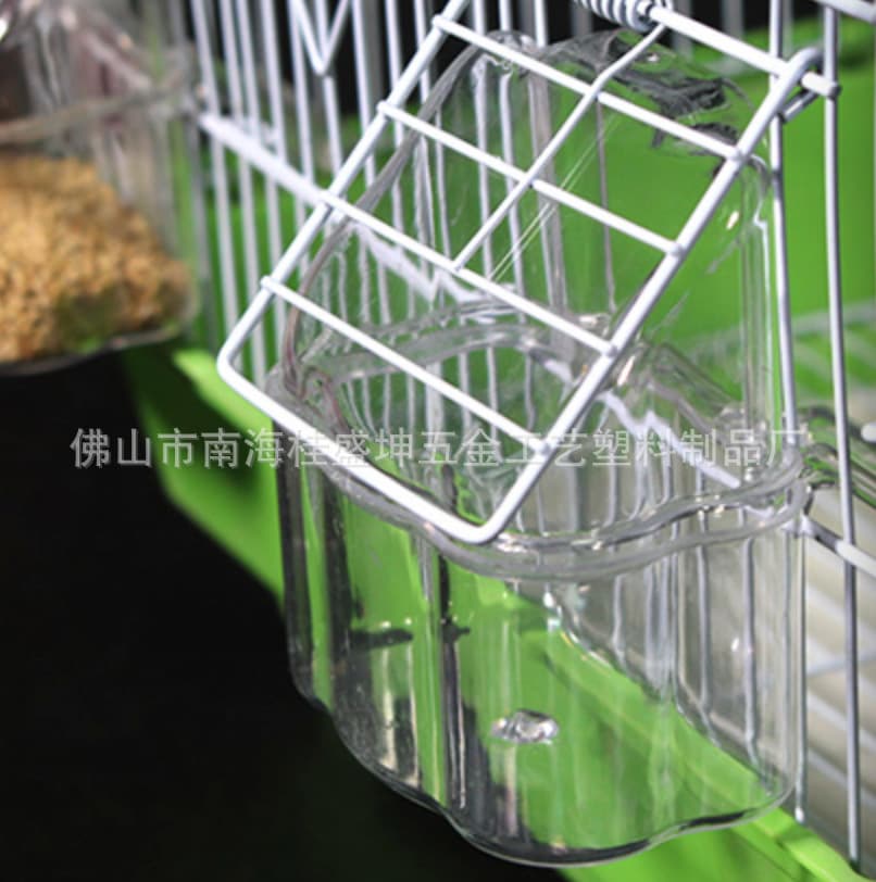 S13 outer food cup bird food box splash anti -leakage hard cup automatic feed feed bird cage accessories thrush parrot 1