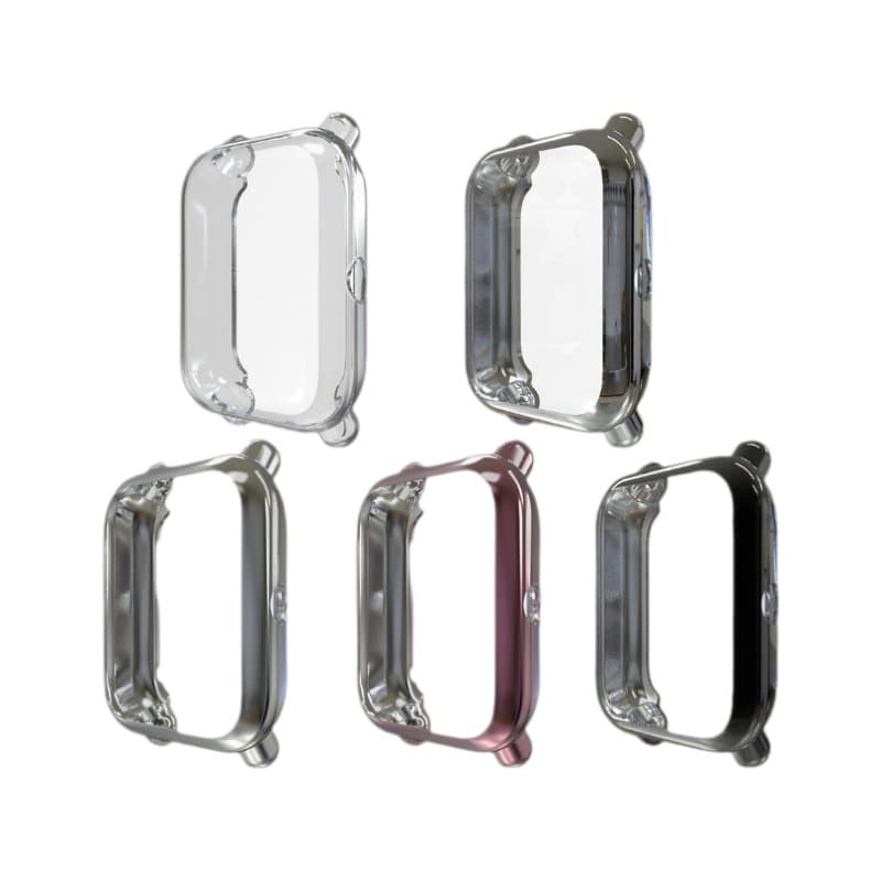 Suitable for Huamei Watch Amazfit protective case TPU+plating case all -inclusive soft shell protective cover 5