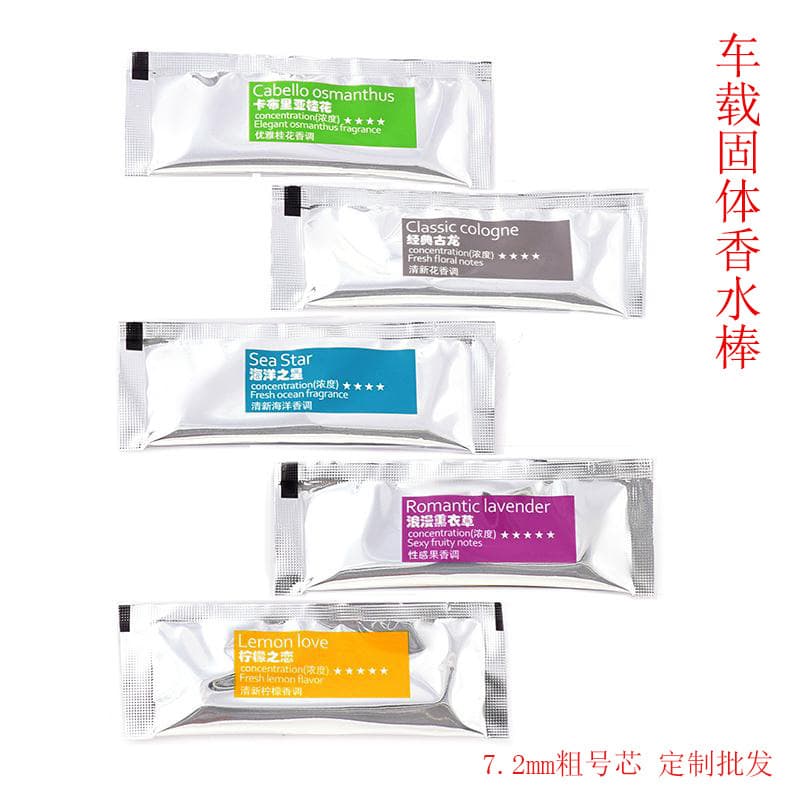 Perfume, aromatherapy, deodorant, balm for auto