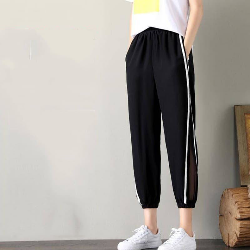 Summer thin trousers, floor lighting, autumn flashlight, oversize, loose fit 4