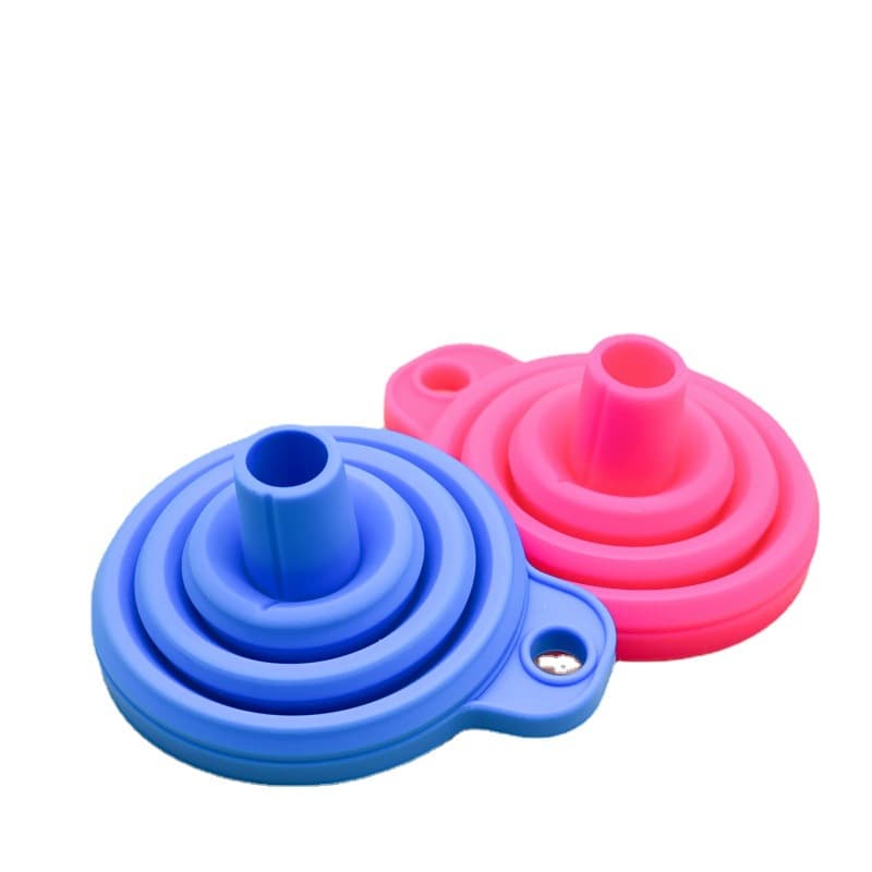Foldable telescopic funnel, food silicone 5