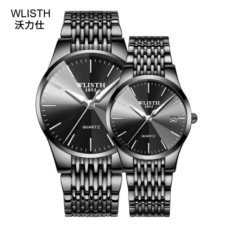 (Wholesale), waterproof quartz watches, swiss watch for men and women, fashionable men's watch, for beloved