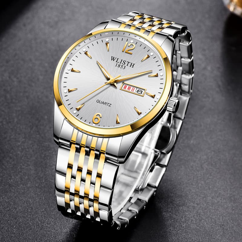 Quartz waterproof fashionable steel belt stainless steel, swiss watch, direct factory sales 4
