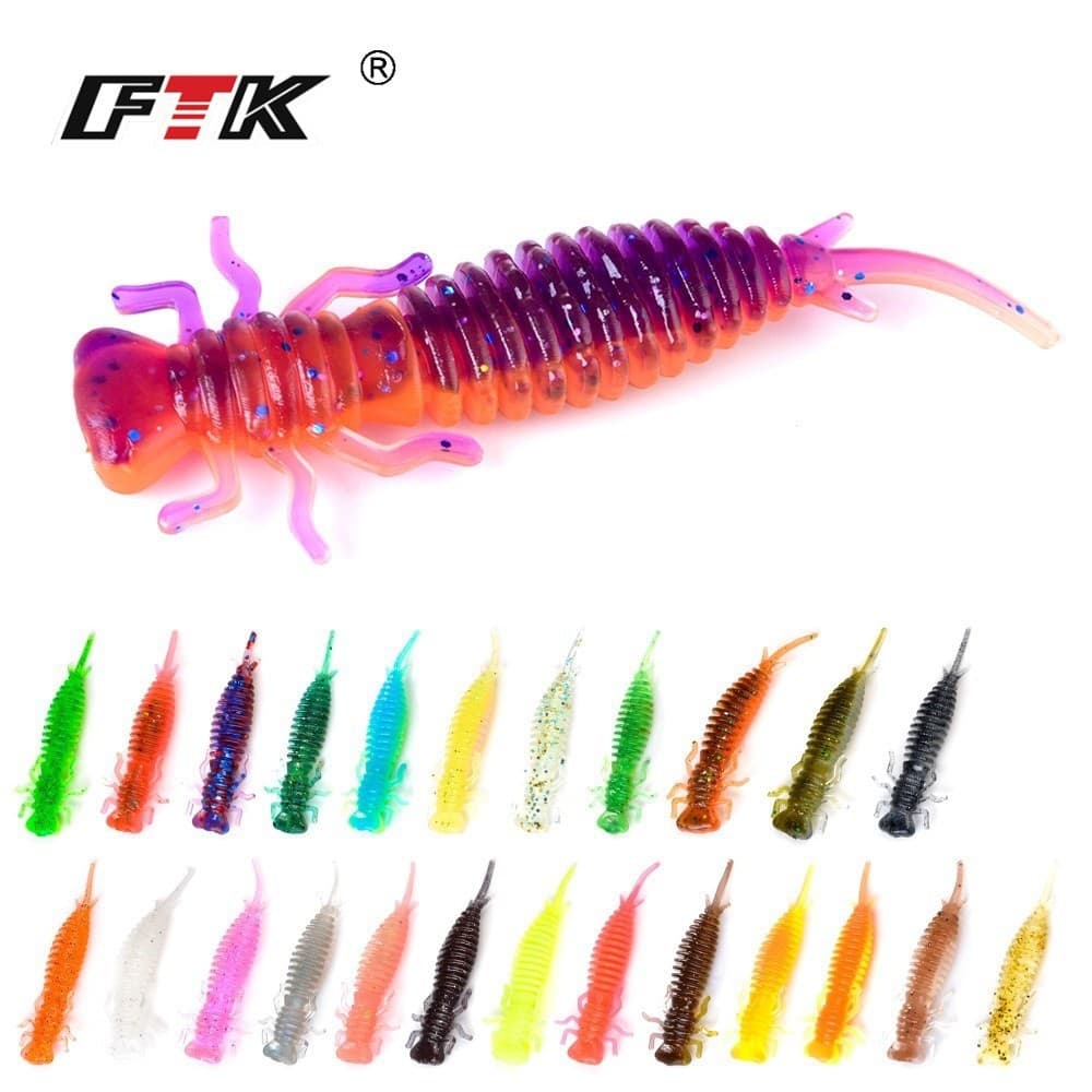 FTK Soft Bait Centipede Luya Bionic Bait Fake Bait Cross-border Fishing Bait Simulation Bait Bionic Bait AliExpress Hot Sale 1