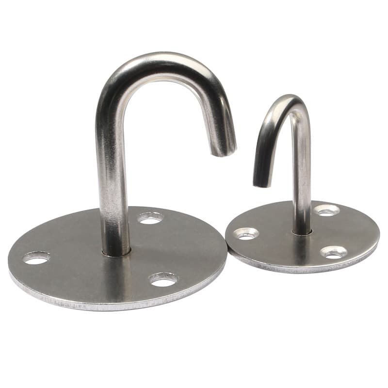 The top of the wall hook bearing the top hook sandbag projection schedule sky flower plate hanging fan stainless steel hook fan hook single hook 5