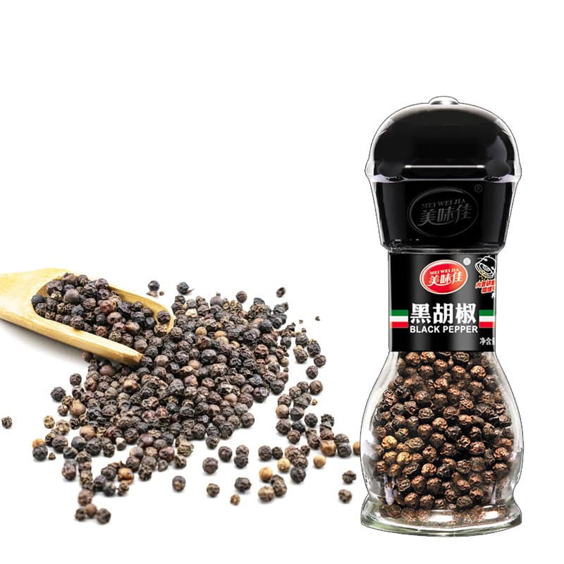 Black and White Peppercorns with Grinding Head - Ready-to-Use Seasoning 3