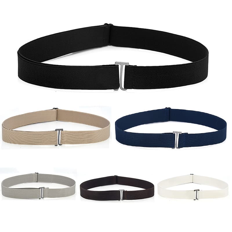 Elastic invisible belt, jeans, slim fit, simple and elegant design 2
