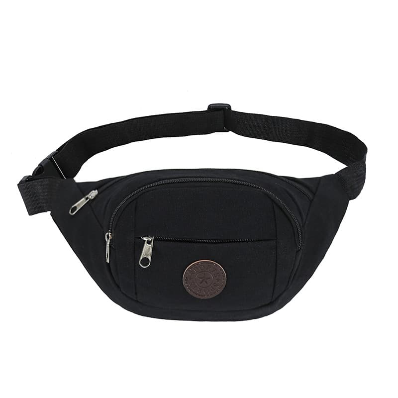 Cloth sports women's belt bag, shoulder bag for leisure, capacious storage system, direct factory sales 3