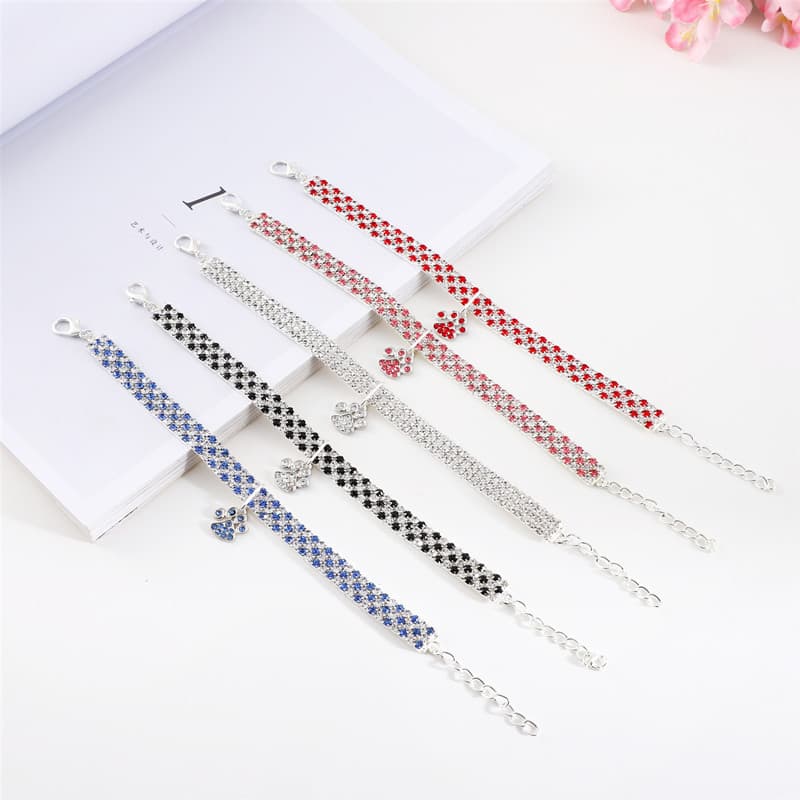 Pet collar inlaid Diamond Mixed Cat and Dog Products Cat Pack Platinum Cat and Dog necklace Jewelry Cross -border E -commerce Exclusive 2