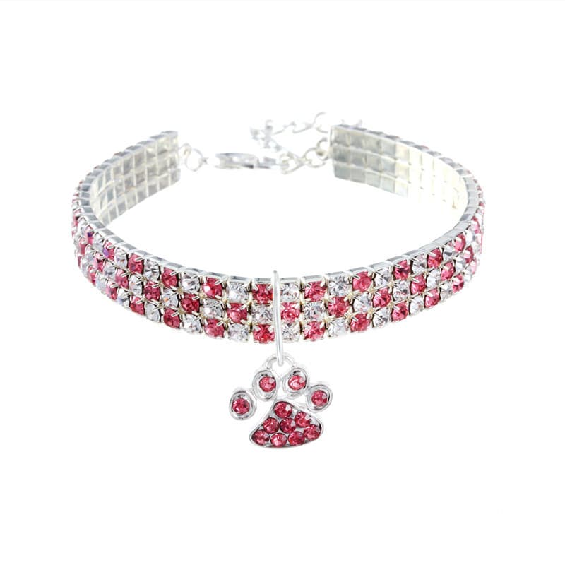 Pet collar inlaid Diamond Mixed Cat and Dog Products Cat Pack Platinum Cat and Dog necklace Jewelry Cross -border E -commerce Exclusive 3