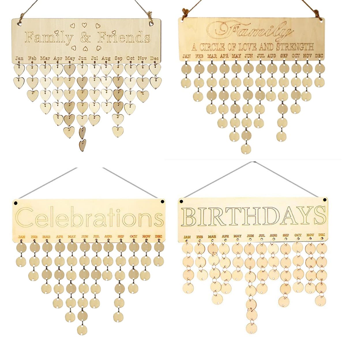 Valentine's Day Decoration Wooden Calendar Listing Birthday Festival Tracking Time Calendar Brand Decoration Crafts 1