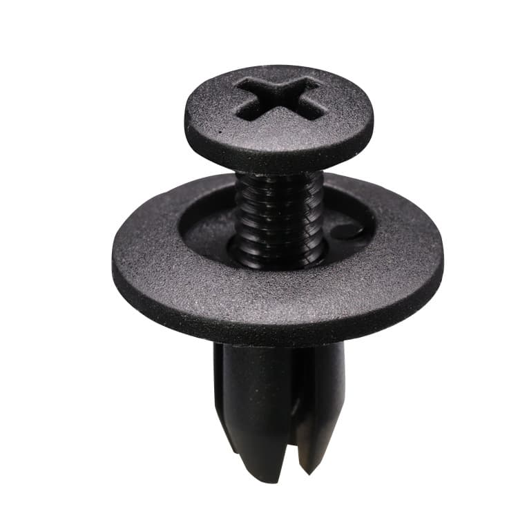 Automotive accessories factory supply black nylon car plastic buckle wing board lining bumper positioner 5