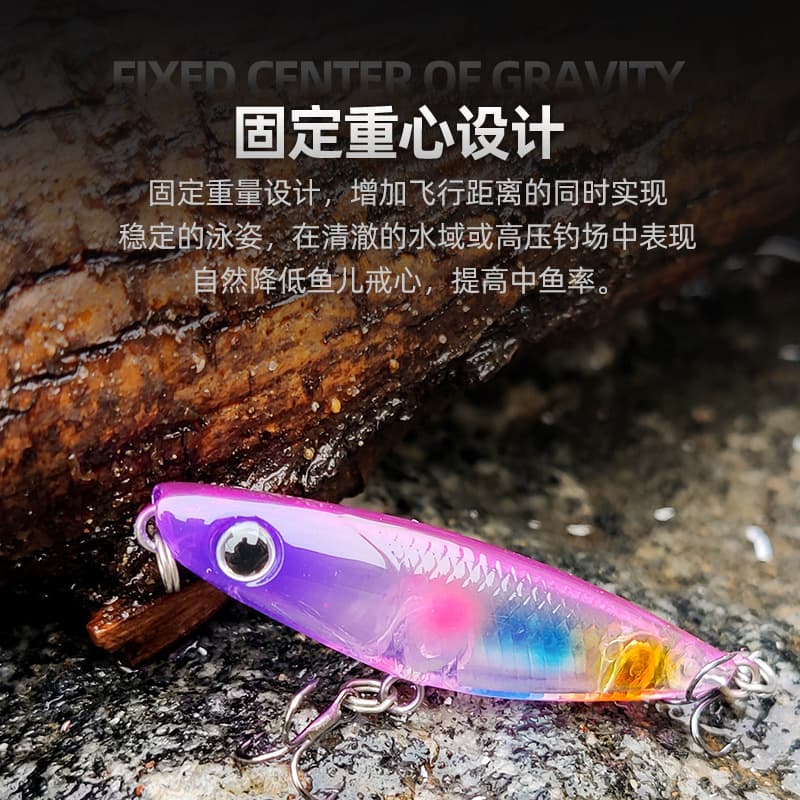 New product recommendation Luya bait fake bait hard bait water floating pencil 45mm 1.8g iconic bait 3