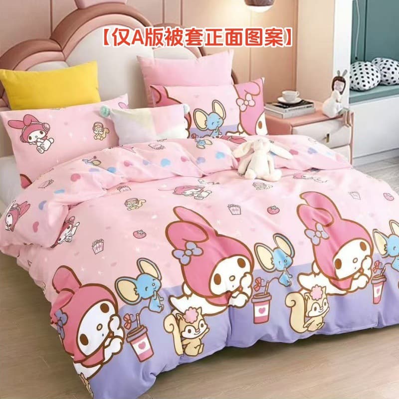 Cartoon sheet, crib, bedspread for students, non-slip protective cover, trend of season, 1.2m, 1.5m 9