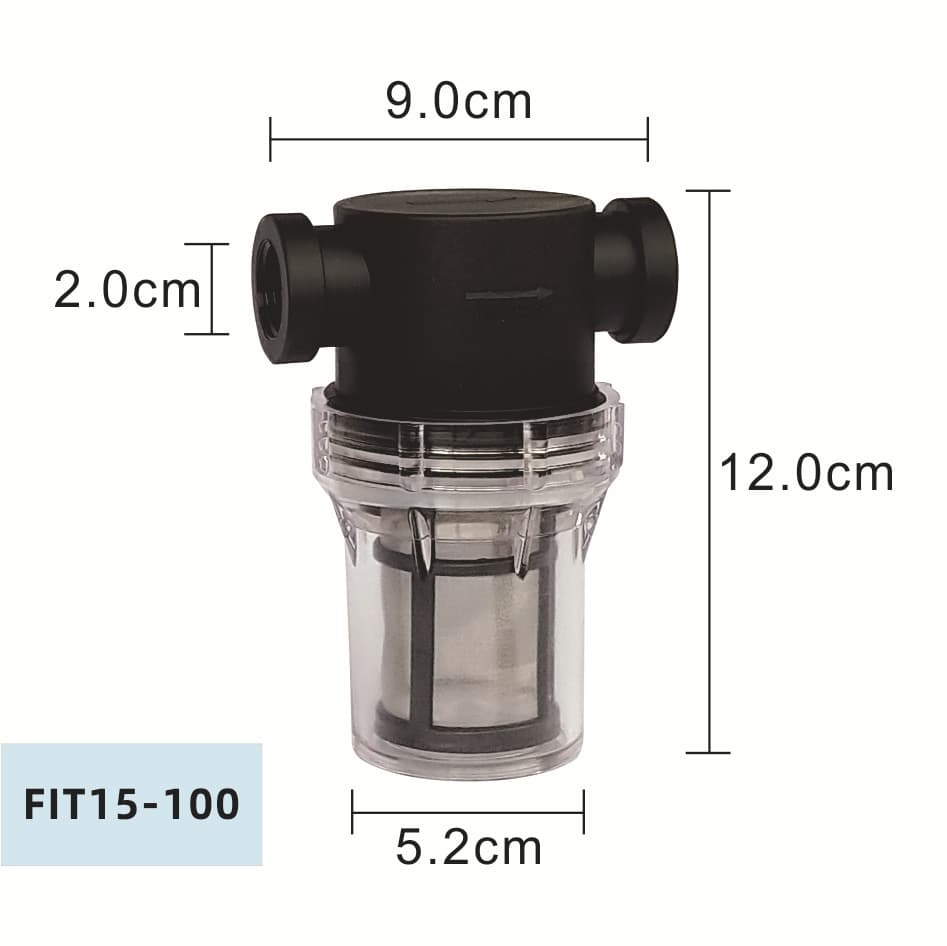 Manufacturer supplies 4 points 100 mesh garden irrigation equipment pipe silt and sand filter water small filter water purifier wholesale 2