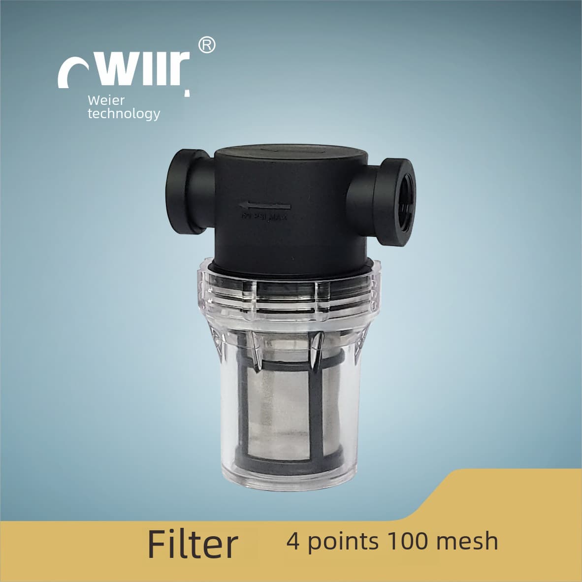 Manufacturer supplies 4 points 100 mesh garden irrigation equipment pipe silt and sand filter water small filter water purifier wholesale 1