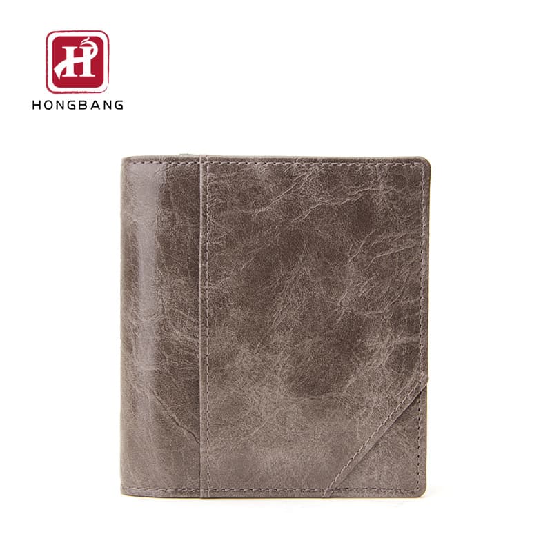 Men's Business Wallet Oil Wax PU Multi-Card Holder 4
