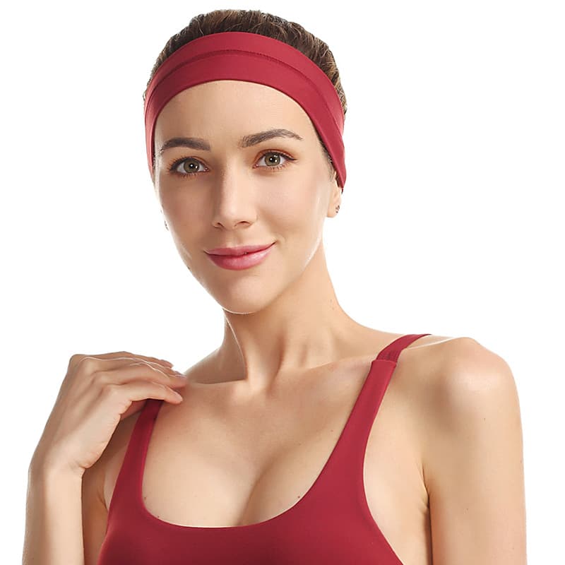 Elastic sports headband, classic travel scarf for yoga for gym 5