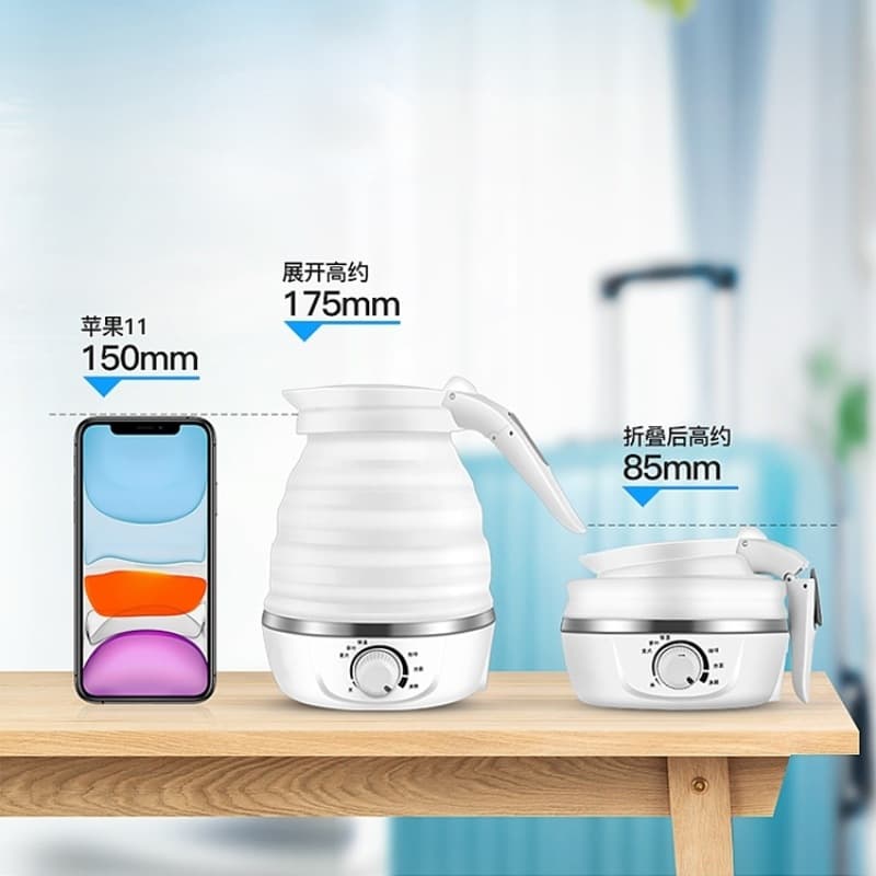 Teapot for traveling, foldable small winter handle, 110v, 220v, keeps constant temperature, Birthday gift 2