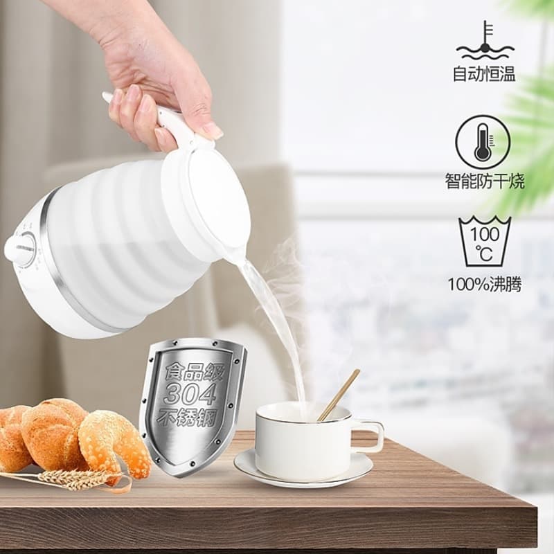 Teapot for traveling, foldable small winter handle, 110v, 220v, keeps constant temperature, Birthday gift 3