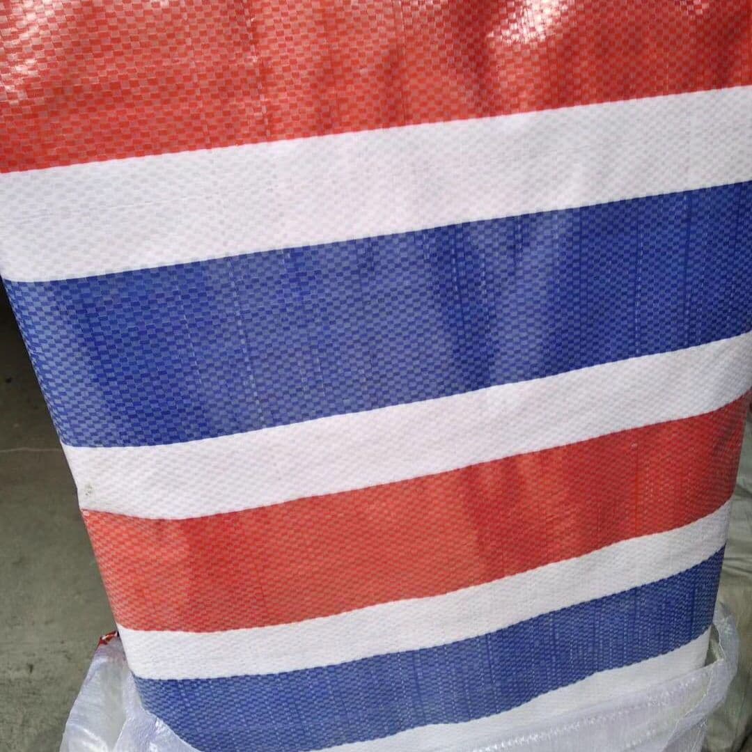 Color striped cloth thickened new material waterproof plastic raincloth cargo yard cover engineering construction three-color sun-proof colored striped cloth 1