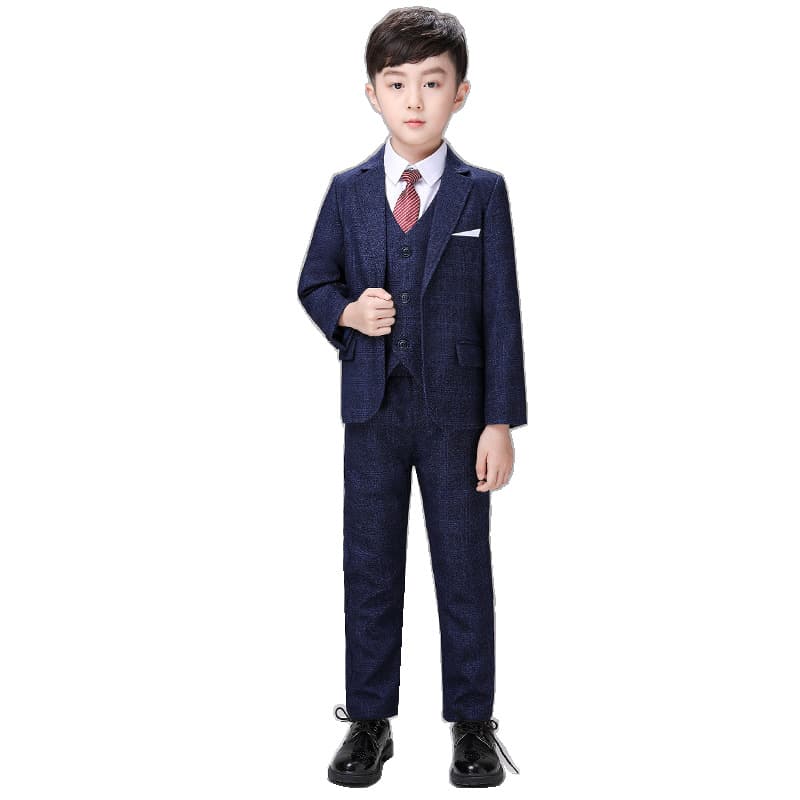 Autumn children's classic suit jacket, flower boy costume, dress, set 5