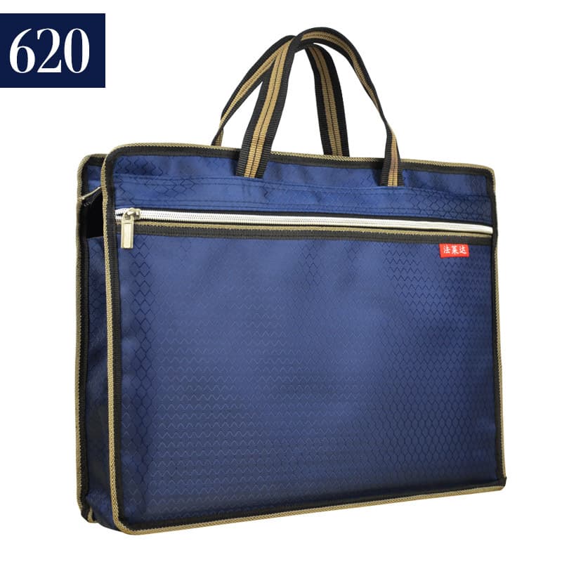 Conference bag Customized Oxford cloth hand-electronic zipper business briefcase thickened men's large capacity training conference briefcase 6