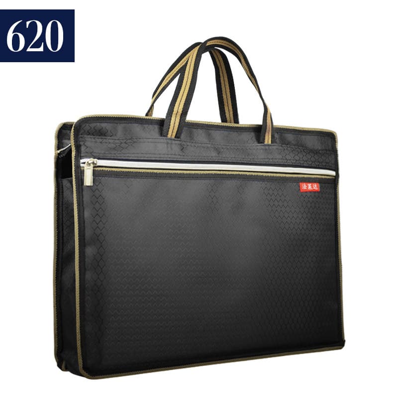 Conference bag Customized Oxford cloth hand-electronic zipper business briefcase thickened men's large capacity training conference briefcase 7