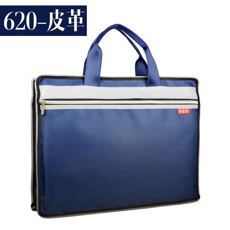 Conference bag Customized Oxford cloth hand-electronic zipper business briefcase thickened men's large capacity training conference briefcase 8