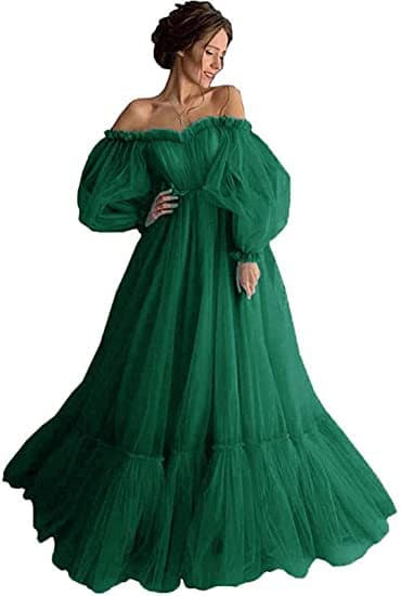 Belt, long shiffon dress for pregnant, adds volume, graduation party 1