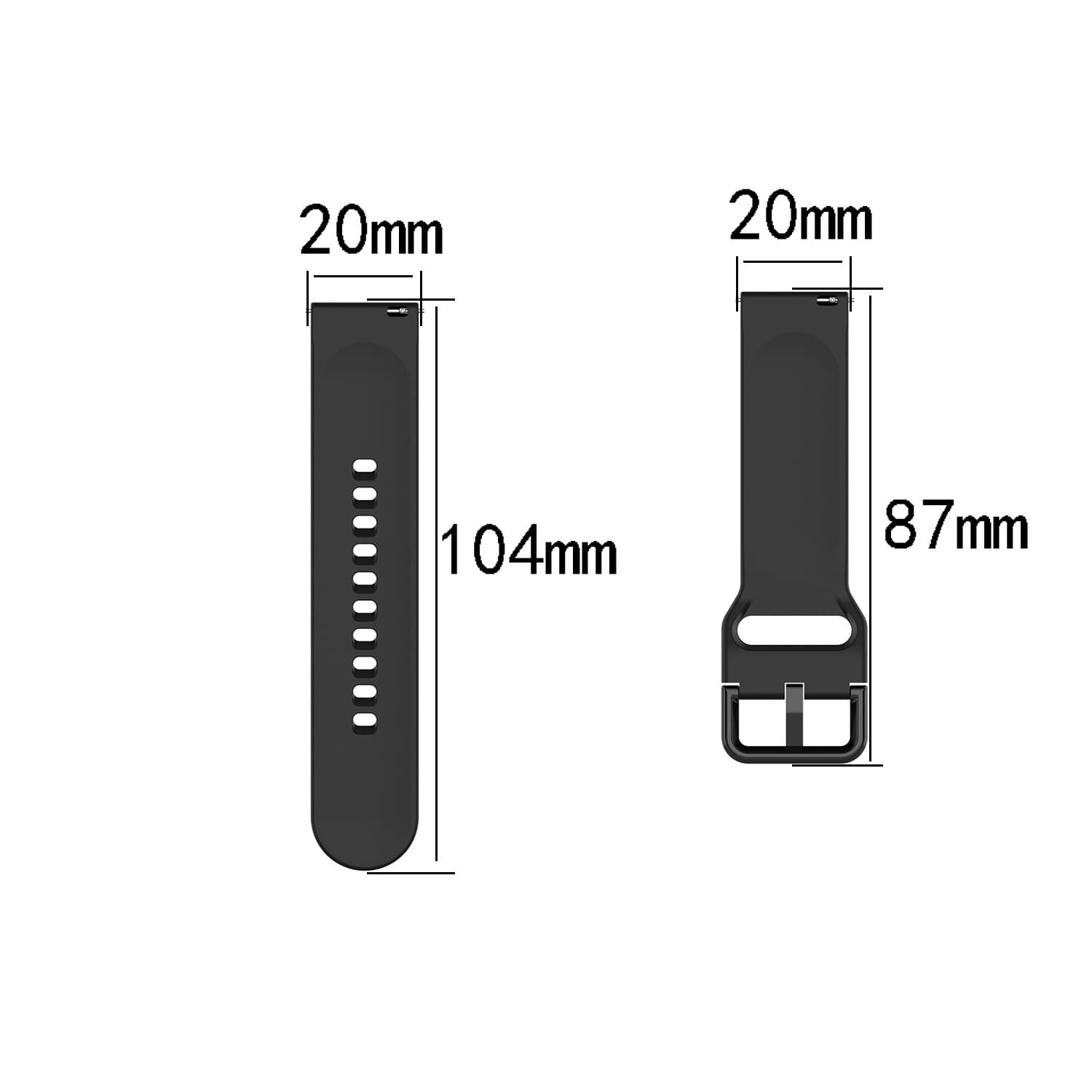 Applicable to Huami Amazfit GTS BIP3 Pro Huami GTS4 mini universal silicone strap 4
