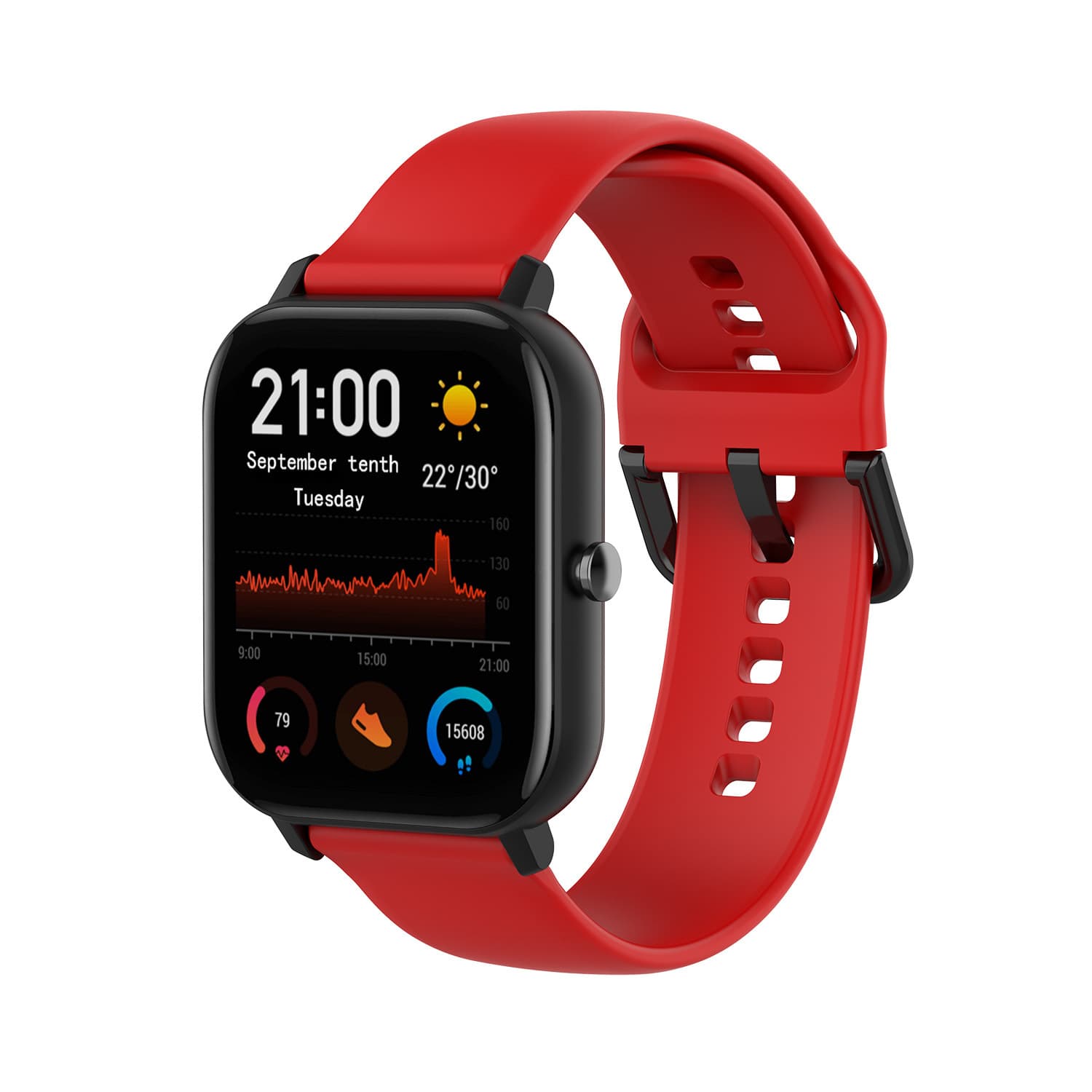Applicable to Huami Amazfit GTS BIP3 Pro Huami GTS4 mini universal silicone strap 5