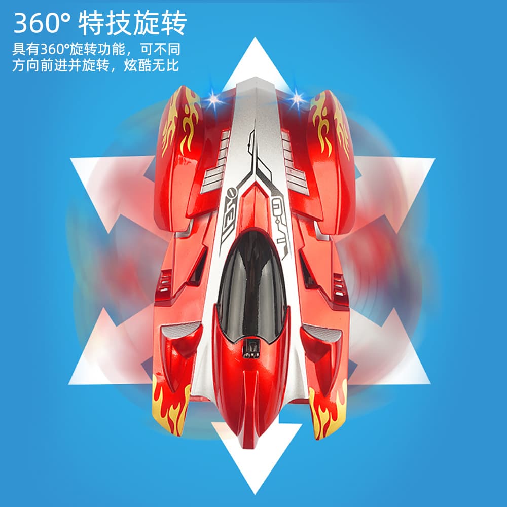 (Cross-border trading), electric lightweight stunt car with light, transport, toy car, new collection, remote control, can climb 2