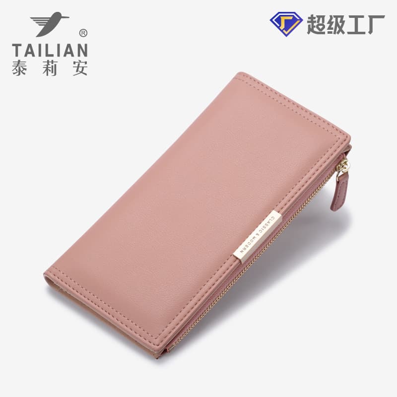 (Cross-border trading), wallet, long shoulder bag, small clutch bag with zipper, Korean style