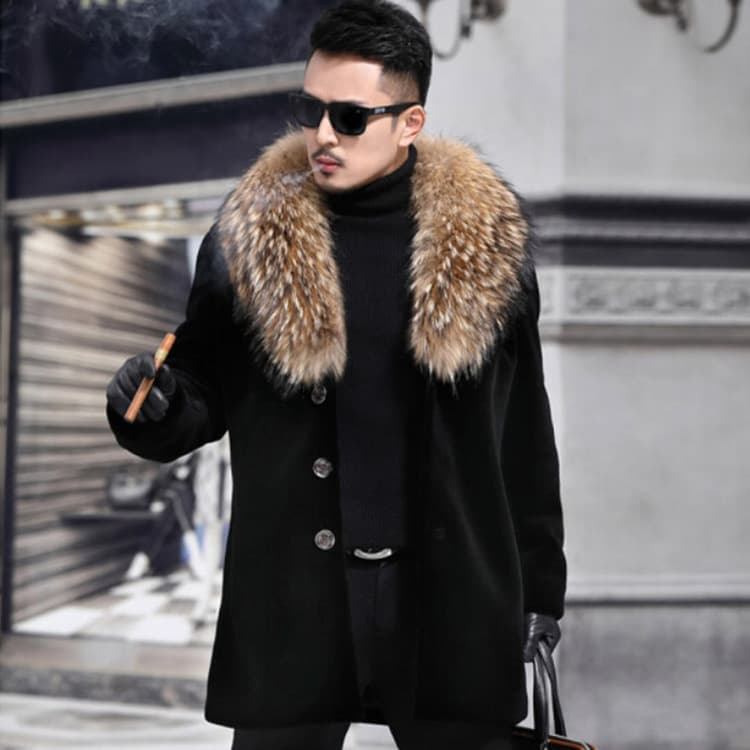 Haining fur water mink hair men 1