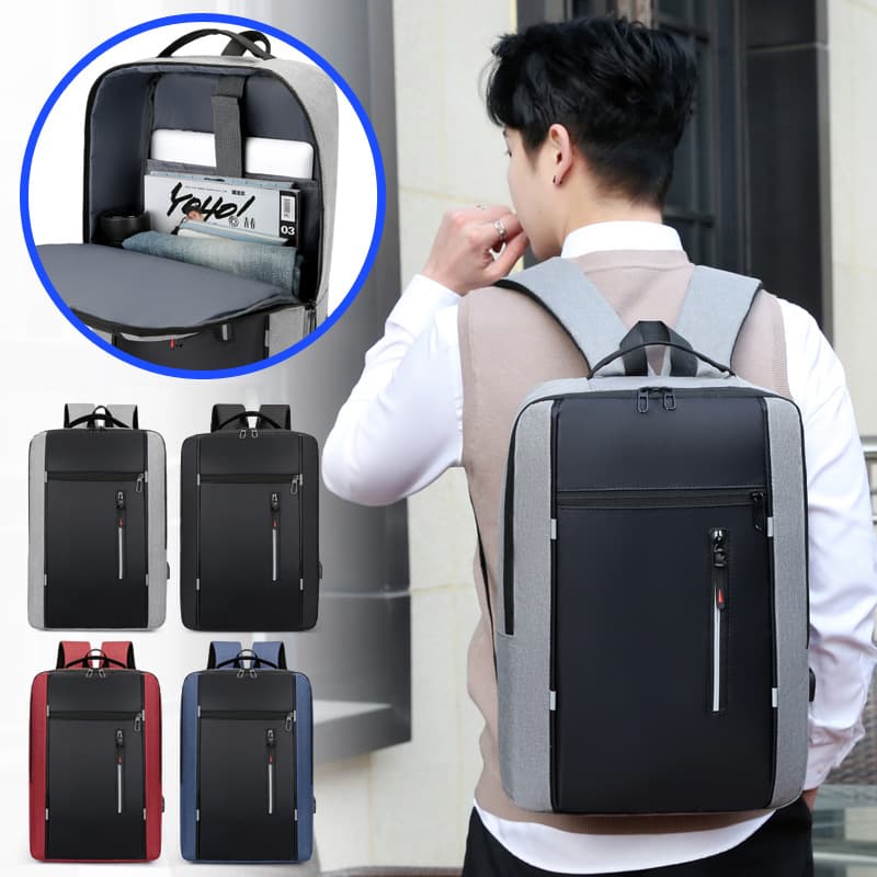 (Cross-border trading), universal laptop, capacious backpack, business version, with your logo imprint 3