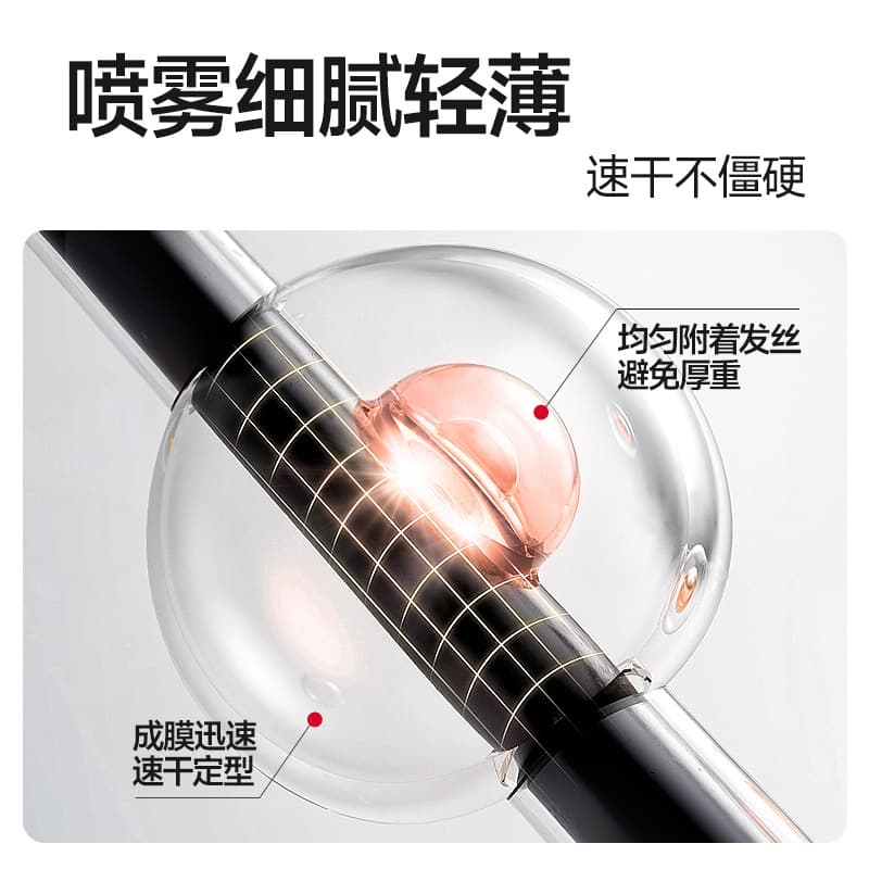 Hair spray for hairdressing salons, styling, long-term effect, adds volume 2