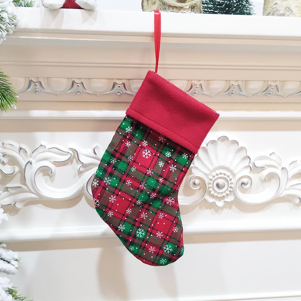 (Cross-border trading), Christmas socks, Amazon, with snowflakes, Birthday gift 2