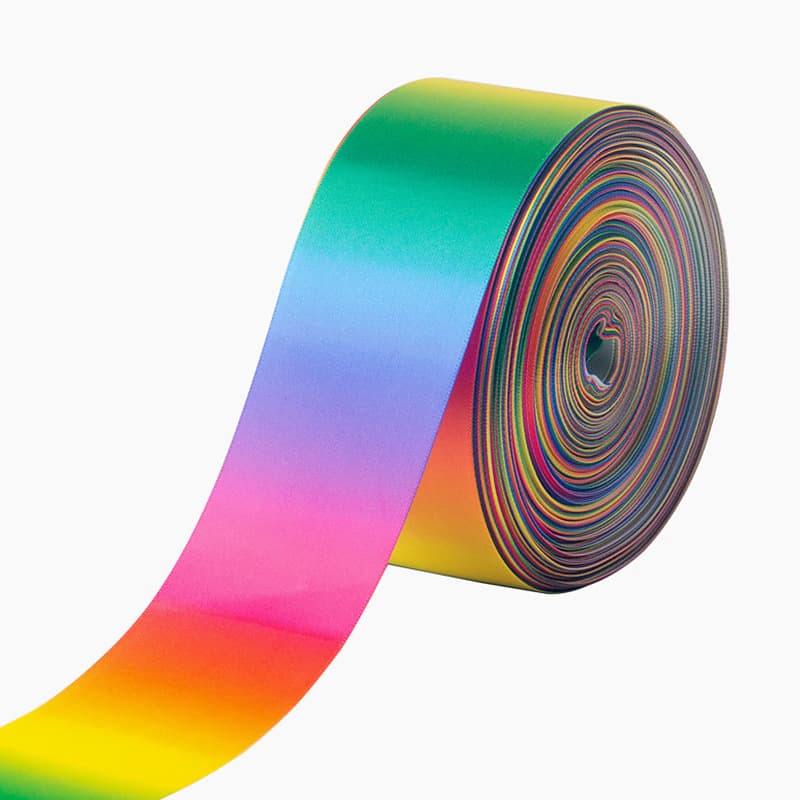 Colorful Polyester Robin Ribbon Ribbon Ribbon DIY Gift Box Print Bows Ribbon Ribbon Wholesale 2