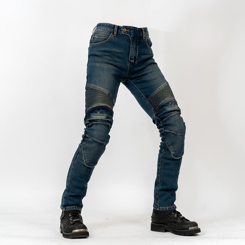Keep warm trousers, wear-resistant jeans, knee pads, new collection, fall protection 3