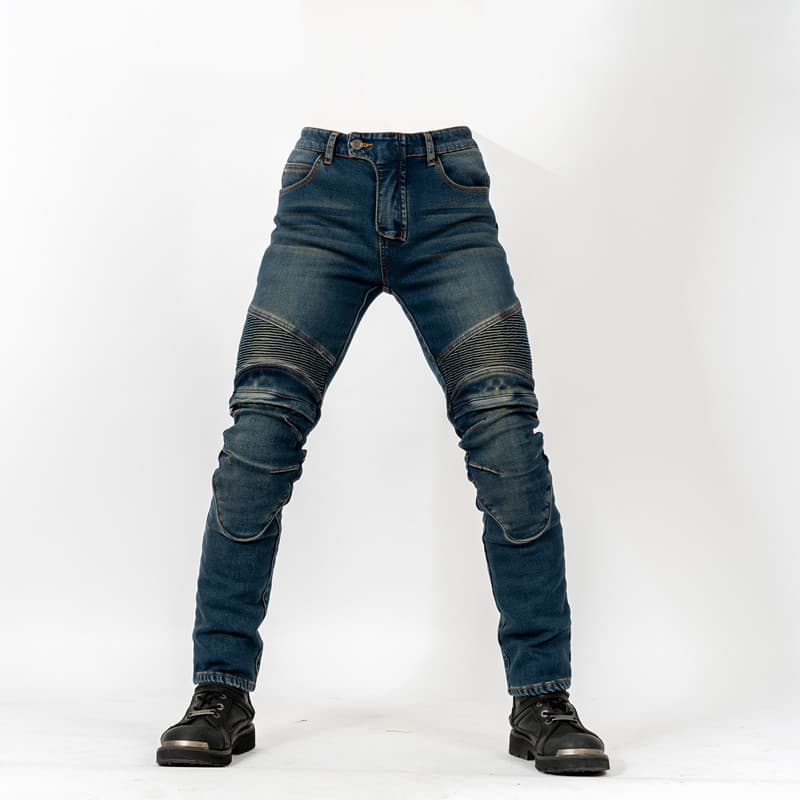 Keep warm trousers, wear-resistant jeans, knee pads, new collection, fall protection 5