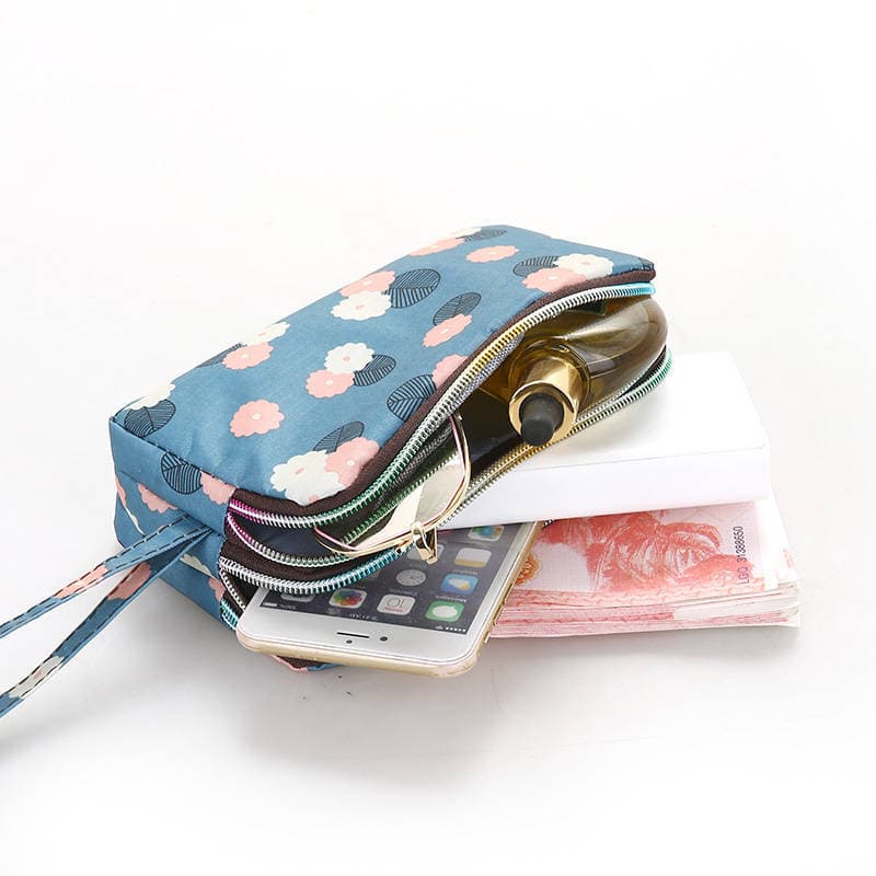Small clutch bag, capacious long wallet with zipper, Korean style 2